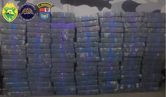 Suspeito é morto em confronto e mais de 1 tonelada de maconha é apreendida em abordagens a carros e picape no norte do Paraná 