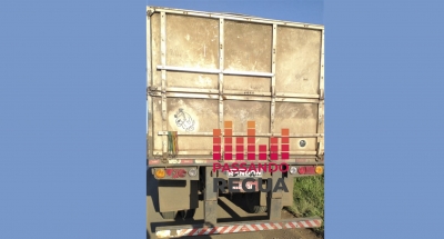 Caminhão roubado na serra de Santos é encontrado na SP-270 em Salto Grande 