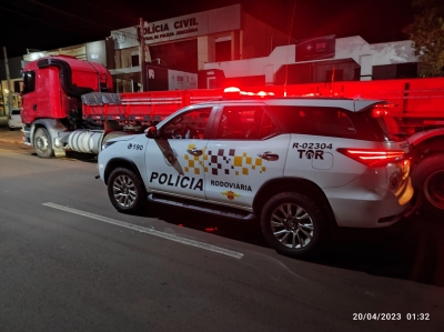 Polícia Militar Rodoviária recupera caminhão roubado em Ourinhos 