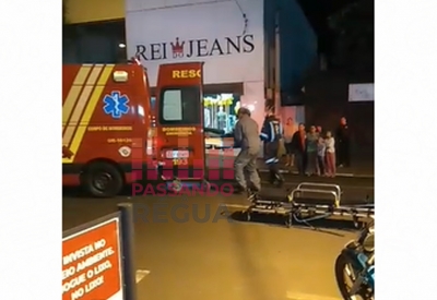 Motociclista fica em estado grave em acidente no centro de Ourinhos 