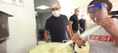SESI completa uma semana de distribuição  gratuita de 36 mil refeições em Ourinhos
