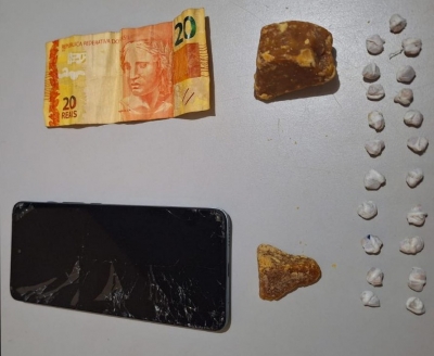 Jovem de 18 anos é preso e adolescente de 14 anos é apreendido por tráfico de drogas em Ourinhos 