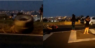 Motociclista morre após ser atingido por roda de caminhão em rodovia na região