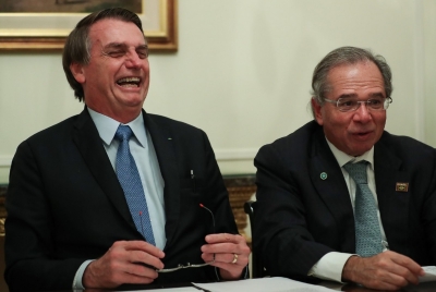 Bolsonaro fala em 1º passo para um sonho de moeda única; Guedes diz que são os argentinos que querem