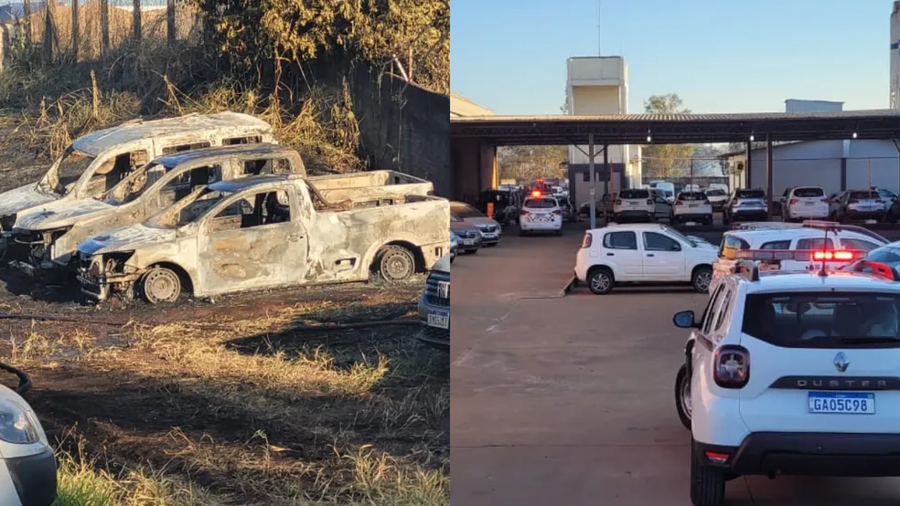 Incêndio na região destrói mais de 20 veículos de empresa de locação e venda de automóveis