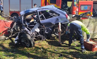 Piloto morre durante competição de arrancada em pista semelhante que tem em Ourinhos 