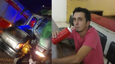 Homem morre ao colidir com ônibus na BR-369 em Andirá, no norte do Paraná