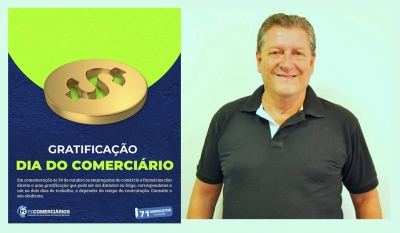 Bruzarosco ratifica direito à “Gratificação” pelo Dia do Comerciário 