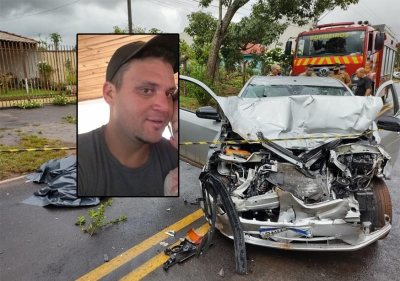 Motociclista morre prensado por caminhonete e carro no norte do Paraná
