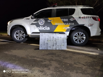 Polícia Rodoviária apreende celulares contrabandeados na SP-270