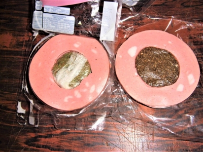 Mulher envia mortadela recheada com maconha para marido preso em presídio