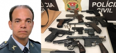 Polícia encontra mais armas raras e de uso restrito em endereço de Coronel, dono de motel, preso por matar funcionário
