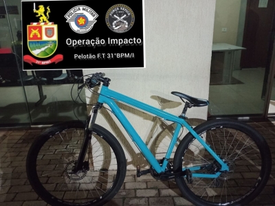 Força Tática recupera bicicleta furtada em Ourinhos após patrulhamento estratégico