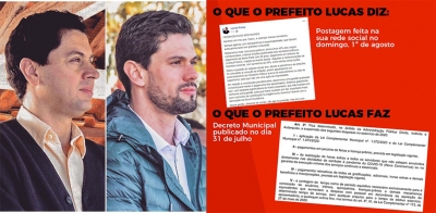 Sindicato dos servidores volta a criticar Lucas Pocay e afirma que prefeito não pratica o que diz 