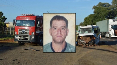 Homem morre após acidente envolvendo van e carreta em rodovia da região