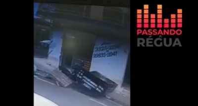 Imagens mostram mais dois acidentes com motocicletas na Rua Cardoso Ribeiro em Ourinhos