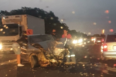 Acidente deixa pessoa presa às ferragens em rodovia da região 