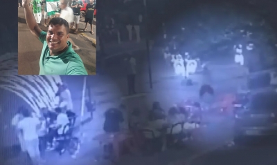 São divulgadas imagens de agente penitenciário sendo assassinado em Cambará 