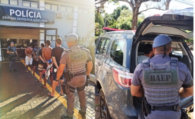 K9 e BAEP realizam duas operações e efetua prisões em Santa Cruz do Rio Pardo