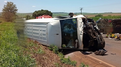 Acidente envolvendo vários veículos deixa vítimas na BR-369 no norte do Paraná