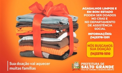 Salto Grande lança Campanha do Agasalho 2021
