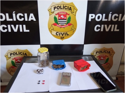 Homem é preso em Ourinhos com maconha e comprimidos de ecstasy 