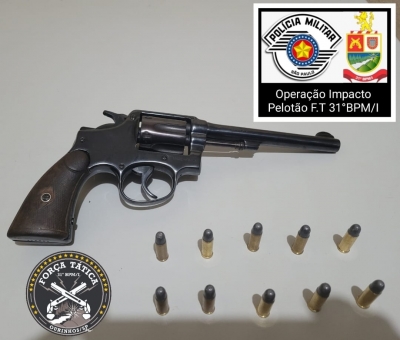 Homem é preso por porte ilegal de arma de fogo em Chavantes