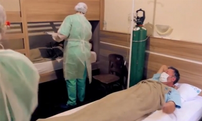 Suposta divisão de quarto por dois pacientes no Hospital Covid-19 em Ourinhos causa estranheza 