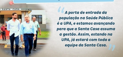 Prefeito Lucas Pocay admite que Associação da Santa Casa de Ourinhos deverá assumir gestão da UPA 