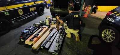 PRF prende em Ourinhos dois homens transportando armas de pressão ilegalmente