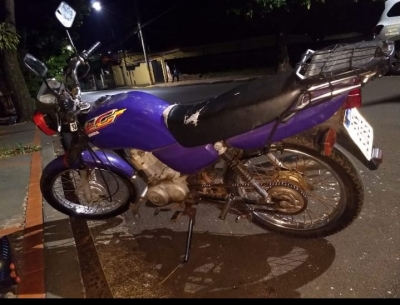 Jovem é preso após furtar motocicleta em Santa Cruz do Rio Pardo 