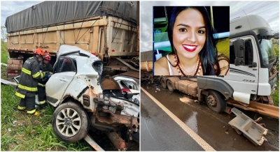 Mulher de 32 anos morre em acidente com caminhão na Raposo Tavares 