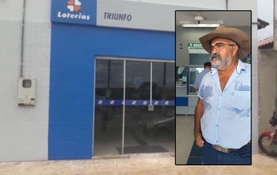 Pecuarista ganhador da Mega da Virada vai à lotérica agradecer 