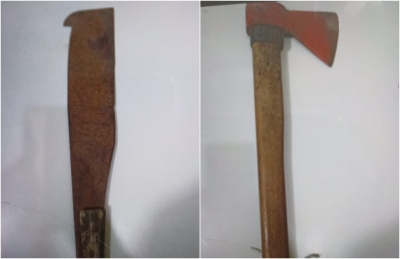 Dupla é presa suspeita de atingir homem com machado e facão na região 