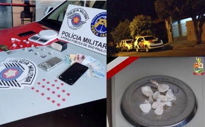 Dupla é presa por tráfico de drogas na Cohab de Ourinhos 