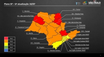 Região que Ourinhos pertence retorna ao “Laranja” no Plano São Paulo