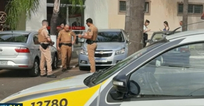 Bandidos arrombam agência bancária em Santo Antônio da Platina