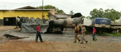 Soldador morre após ser arremessado em explosão de caminhão-tanque no Paraná