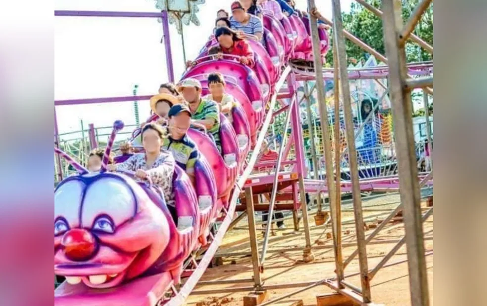 Acidente em brinquedo em parque de diversões deixa feridos no interior de SP