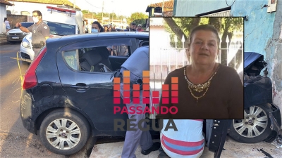 Mulher morre e dois ficam feridos em colisão com muro de casa em Bernardino de Campos 