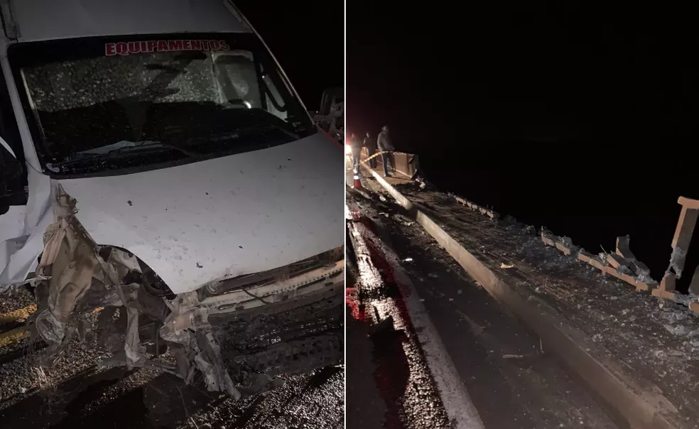 Motorista desaparece após caminhonete cair no Rio Tietê 
