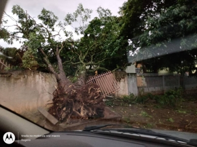 Chuvas e vendaval que passaram pelo Paraná, podem chegar próximo a Ourinhos
