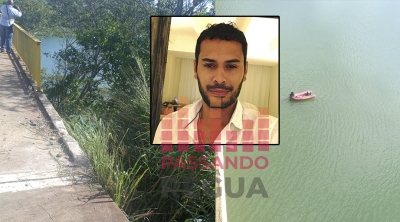 Caminhonete que caiu no rio Paranapanema foi encontrada a cerca de 15 metros de profundidade; homem de 36 anos está desaparecido 