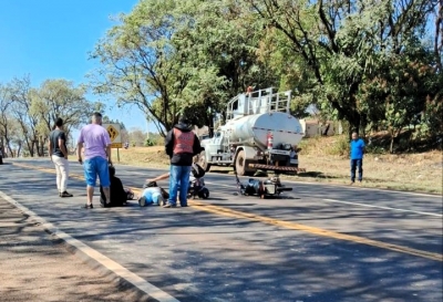 Motociclista sofre acidente em rodovia em Ourinhos 