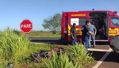  Motociclista fica ferido em acidente na Rodovia Raposo Tavares 