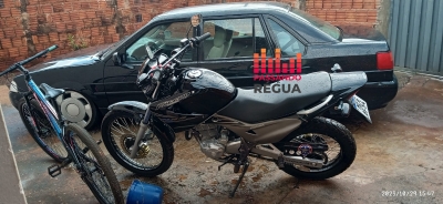 Bandidos armados roubam motocicleta em Salto Grande