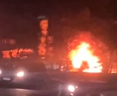 Incêndio em pátio de cerâmica em Ourinhos destrói caminhões e causa explosões