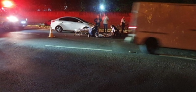 Acidente de trânsito entre moto e bicicleta deixa uma vítima fatal em Ourinhos