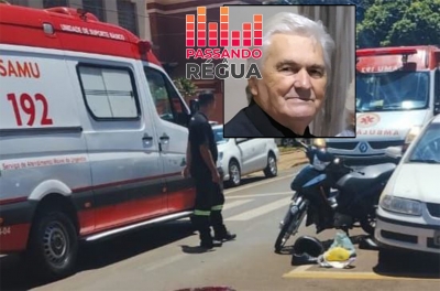 Idoso de 87 anos morre ao ser atropelado por moto em Santa Cruz do Rio Pardo