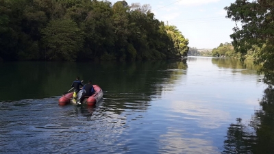 Bombeiros do Paraná ainda buscam por garoto desaparecido nas águas do Rio Paranapanema 